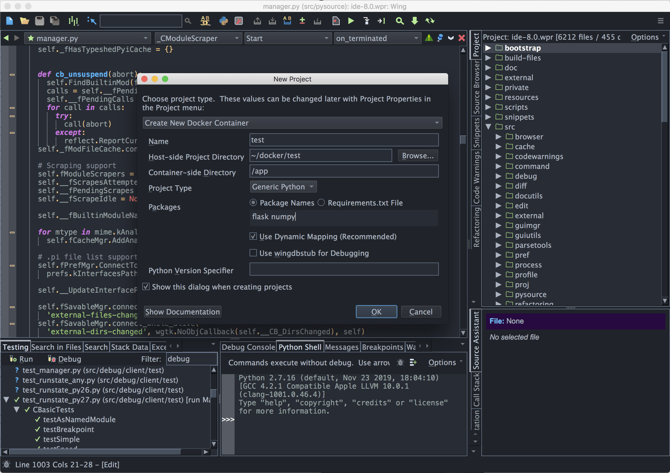 Wing Python IDE